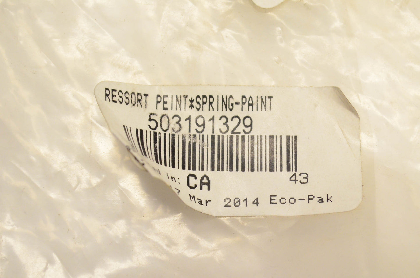 OEM Ski-Doo 503191329 Spring