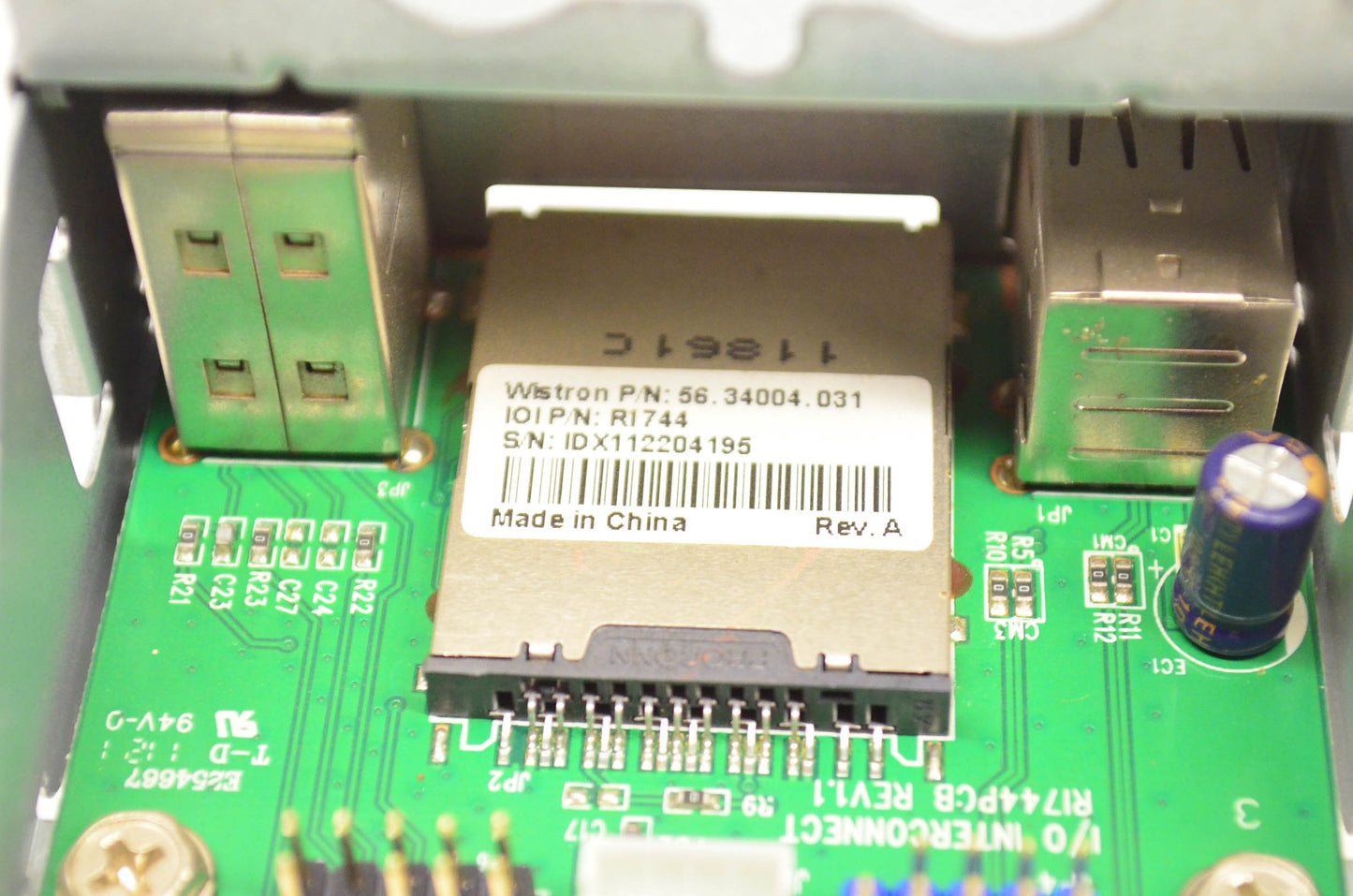 Acer 56.34004.031, RI744 Front I/O PCB Assembly