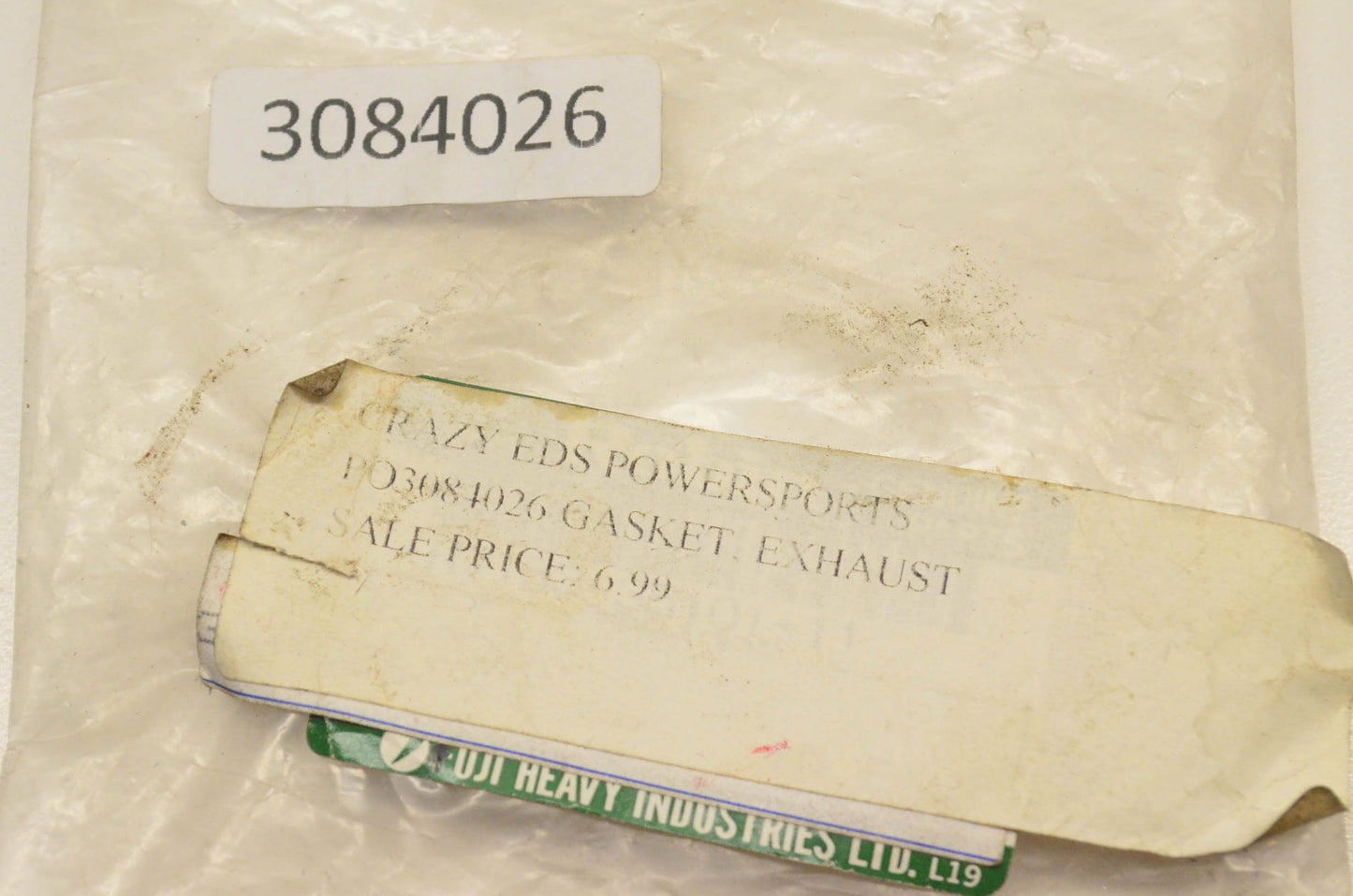New OEM Polaris 3084026 Exhaust Gasket NOS