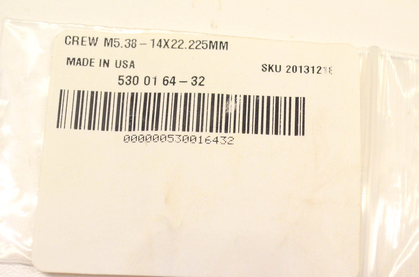 OEM Husqvarna 530016432, 5300164-32 Screw M5.38-14X22.225mm QTY 3 NOS