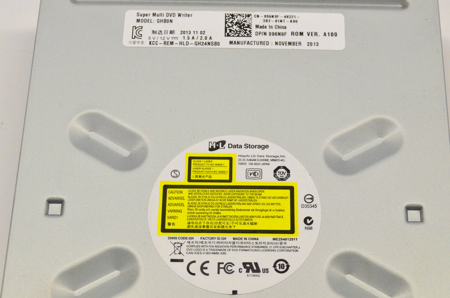 Dell 096N9F, GHB0N DVD-RW/CD-RW SATA Drive