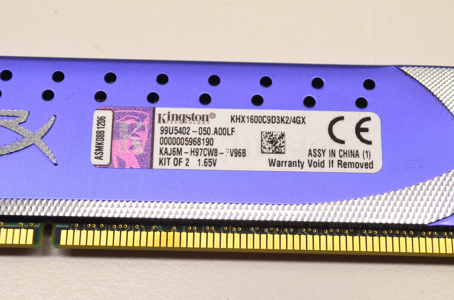 Kingston HyperX Genesis 4GB RAM Kit 2x2GB DDR3 DIMM