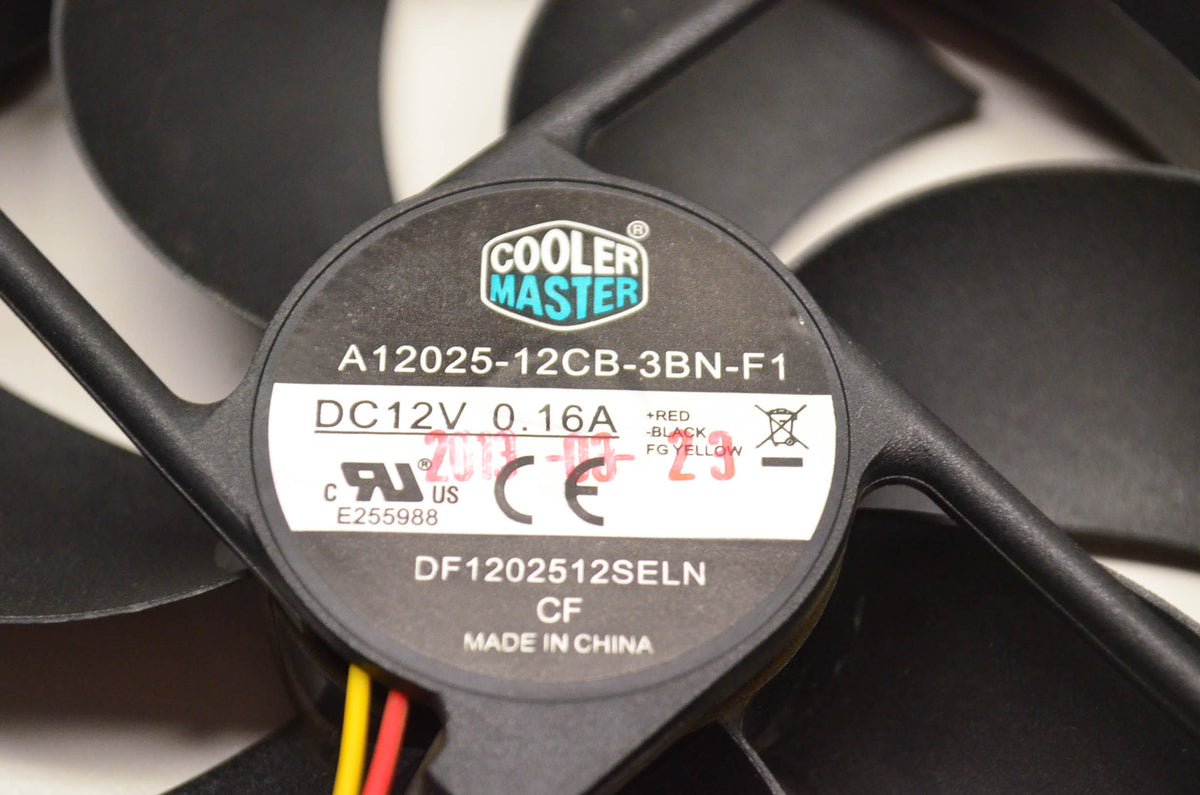 Cooler Master A12025-12CB-3BN-F1 120mm 3-Pin Fan