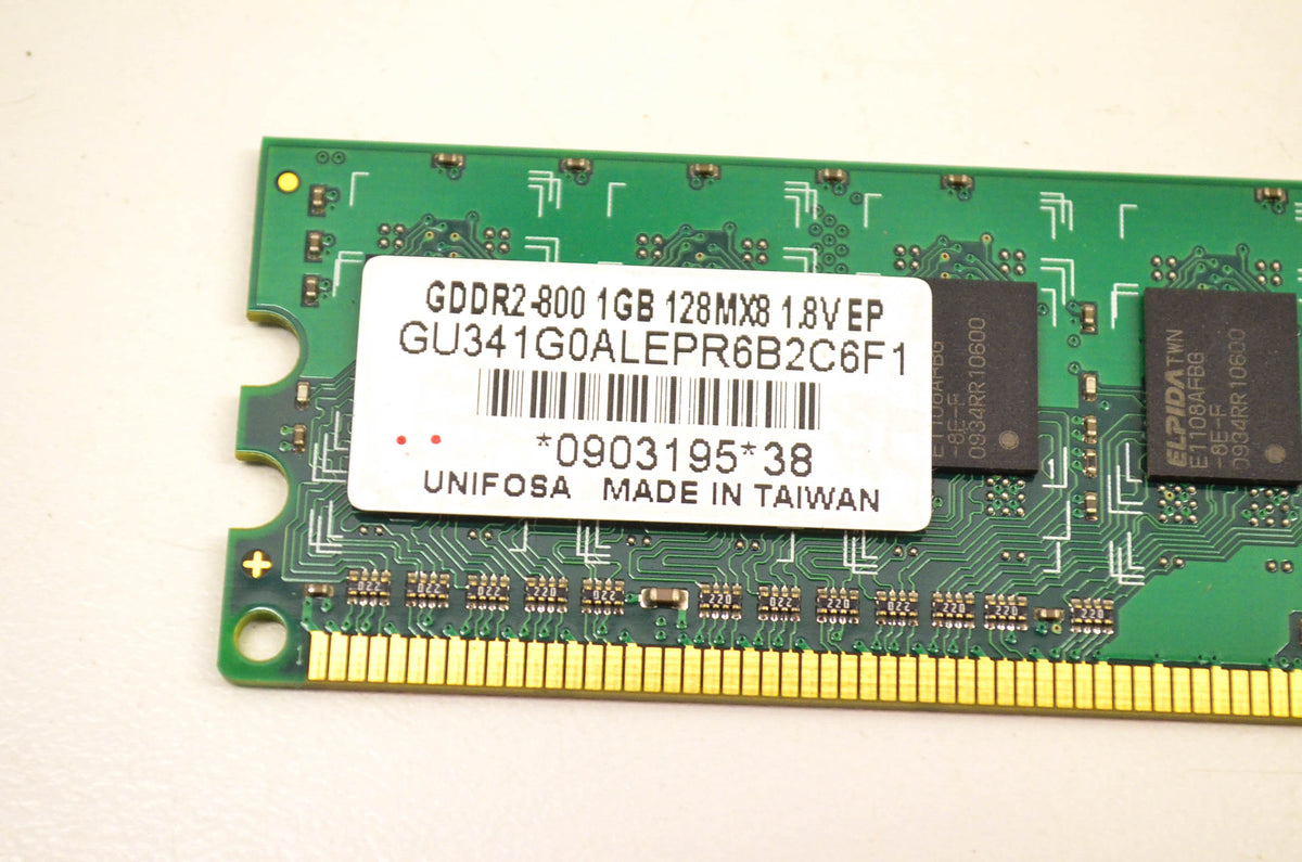 Unifosa GU341G0ALEPR6B2C6F1 1 GB PC2-6400 800MHz DDR2 Ram DIMM