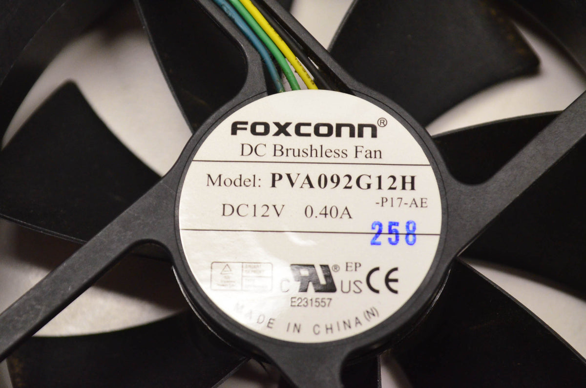 Foxconn PVA092G12H Brushless 12v 4-Pin PWM 92mm Fan