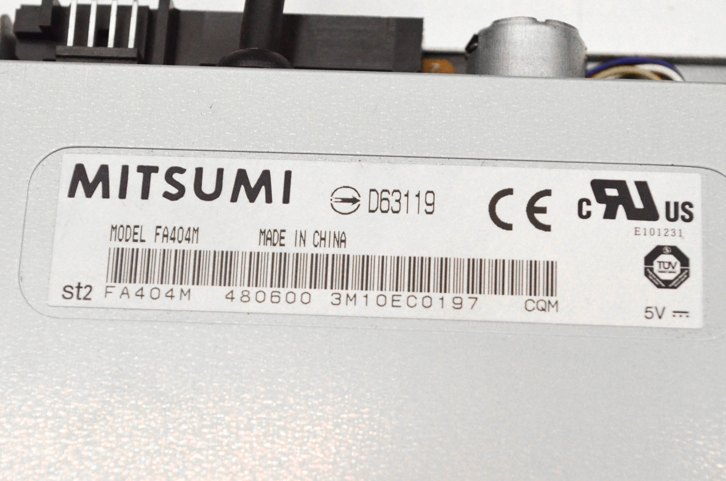 Mitsumi FA404M, D63119 Combo 3.5 Inch Floppy Disk Card Reader
