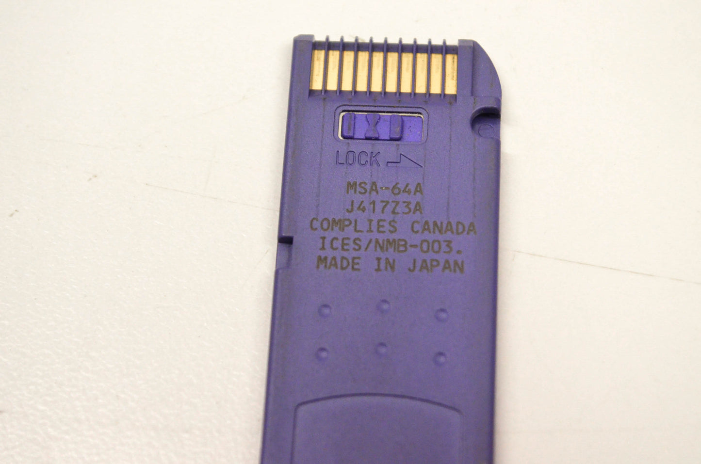 Sony MSA-64A, J417Z3A 64MB Memory Stick