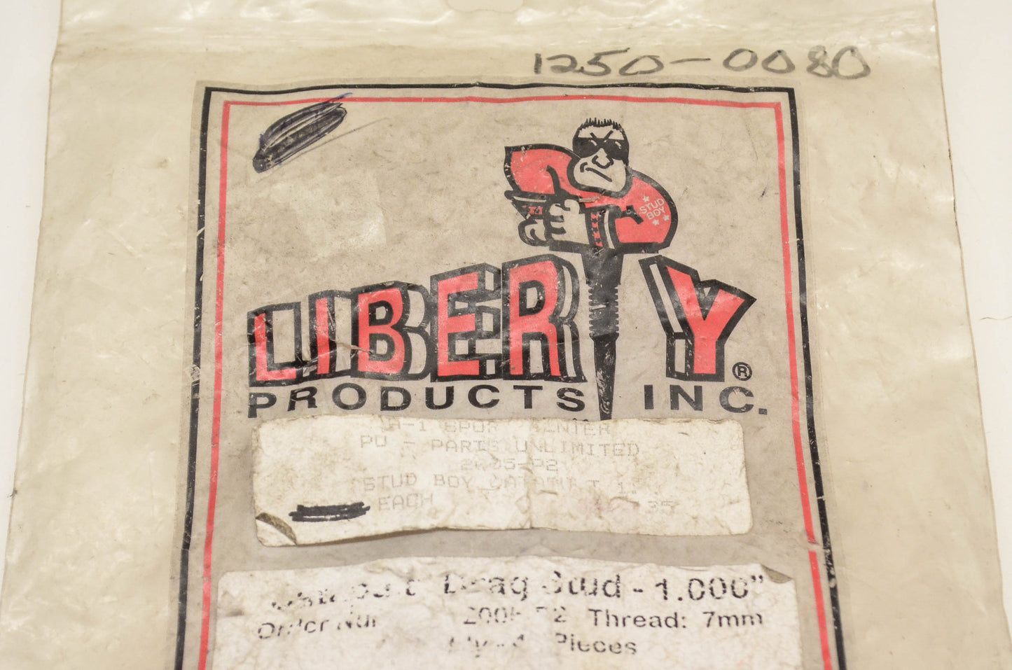 Liberty Products Catapult Drag Stud 1.000 Inch 7mm Thread Qty 47 NOS
