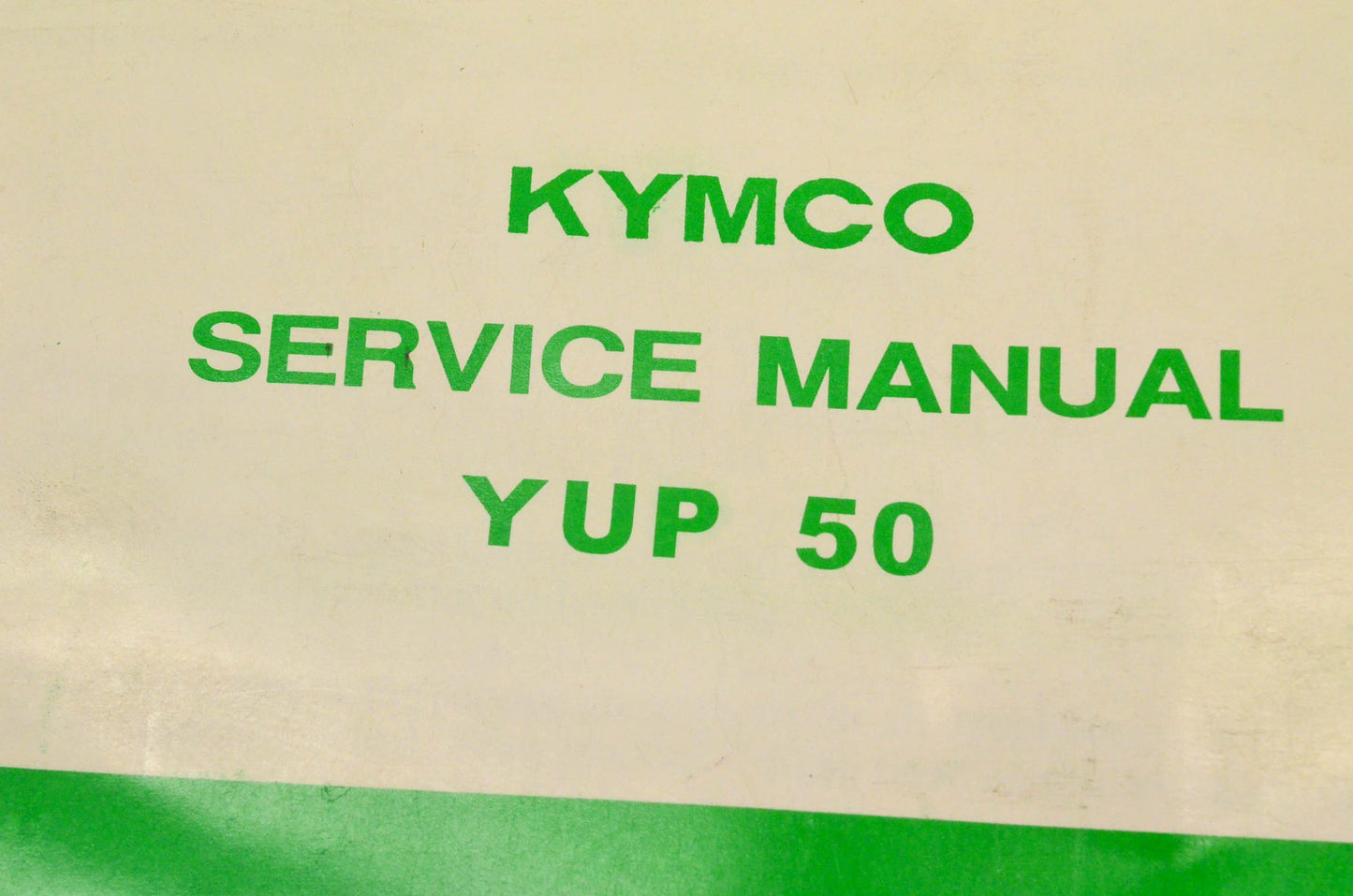 Kymco YUP 50 YUP 50 Service Manual