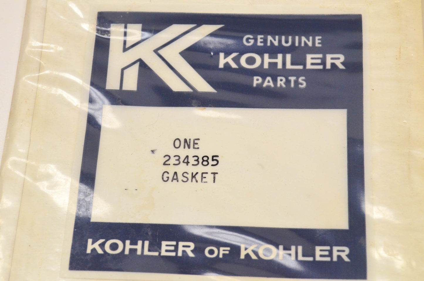 Kohler 234385 Gasket NOS