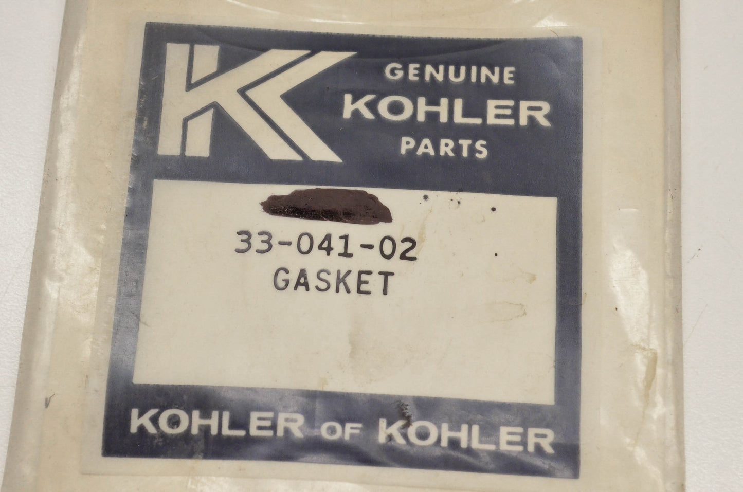 Kohler 33-041-02, 33 041 02 Gasket NOS