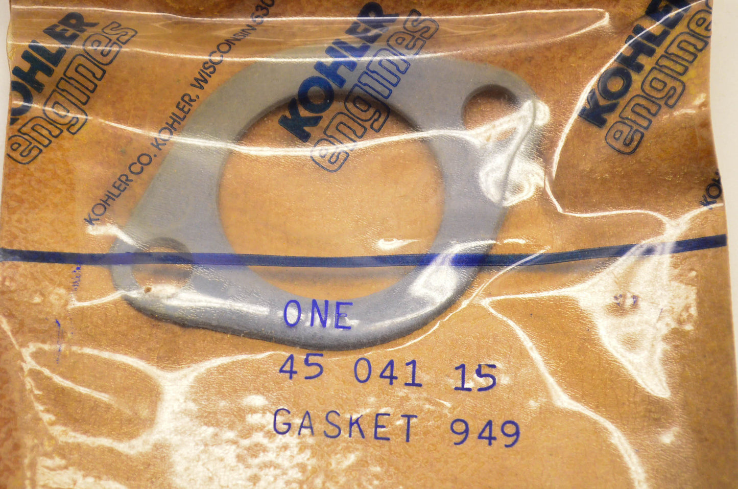 Kohler 45 041 15, 45-041-15 Gasket NOS