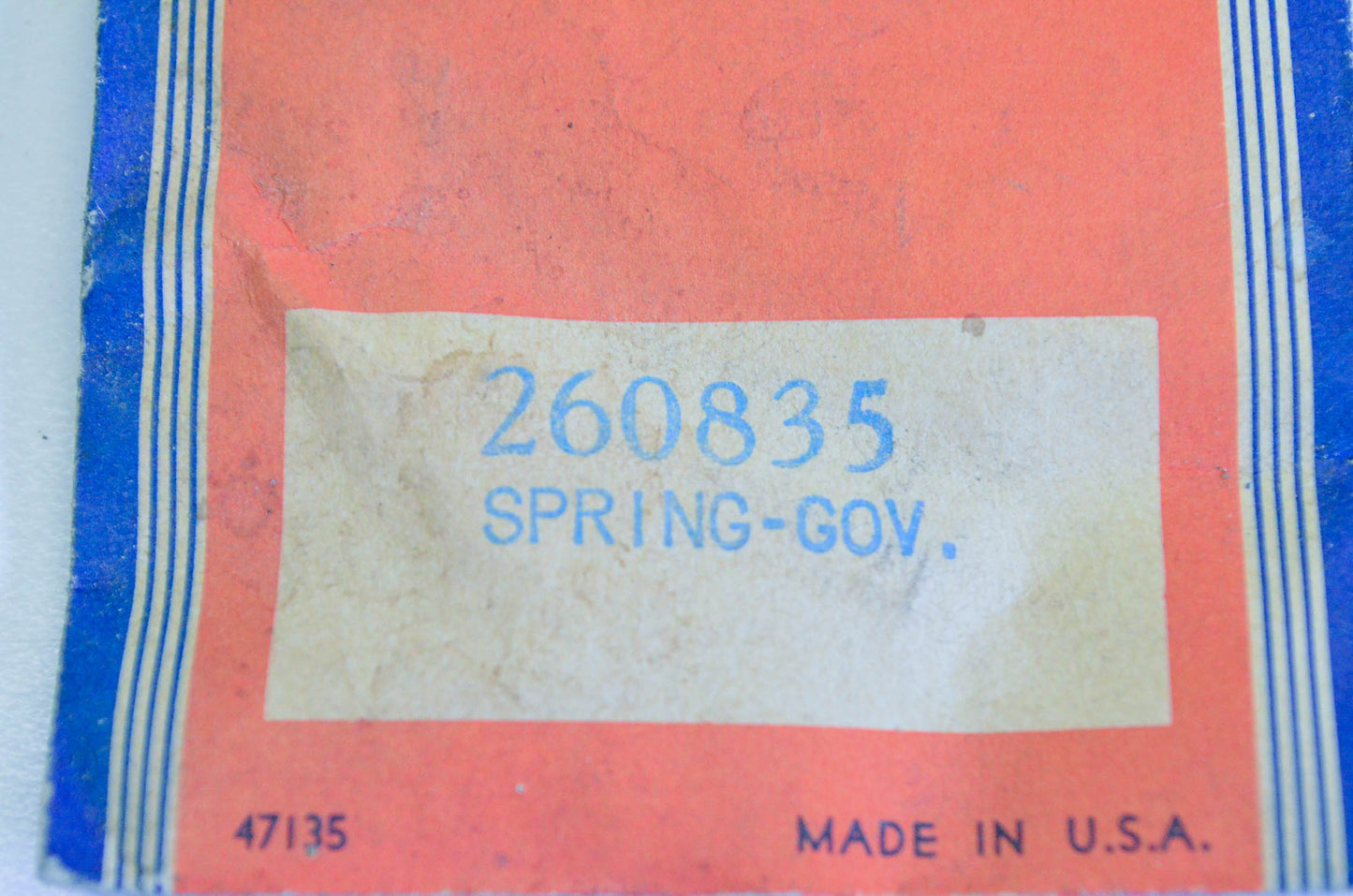 New OEM Briggs & Stratton 260835 Governor Spring NOS