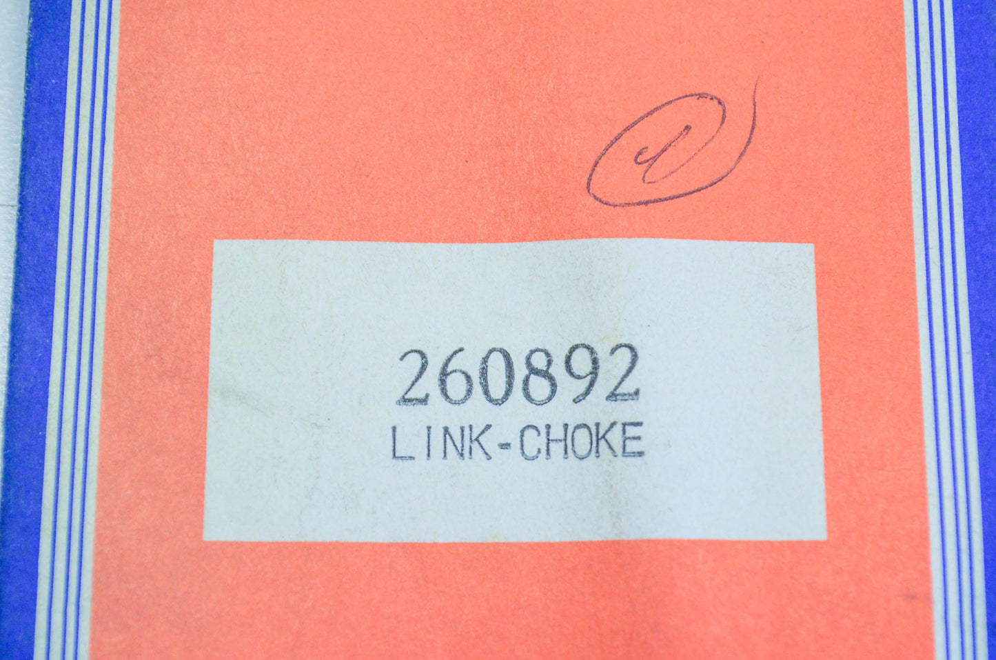 New OEM Briggs & Stratton 260892 Choke Link NOS