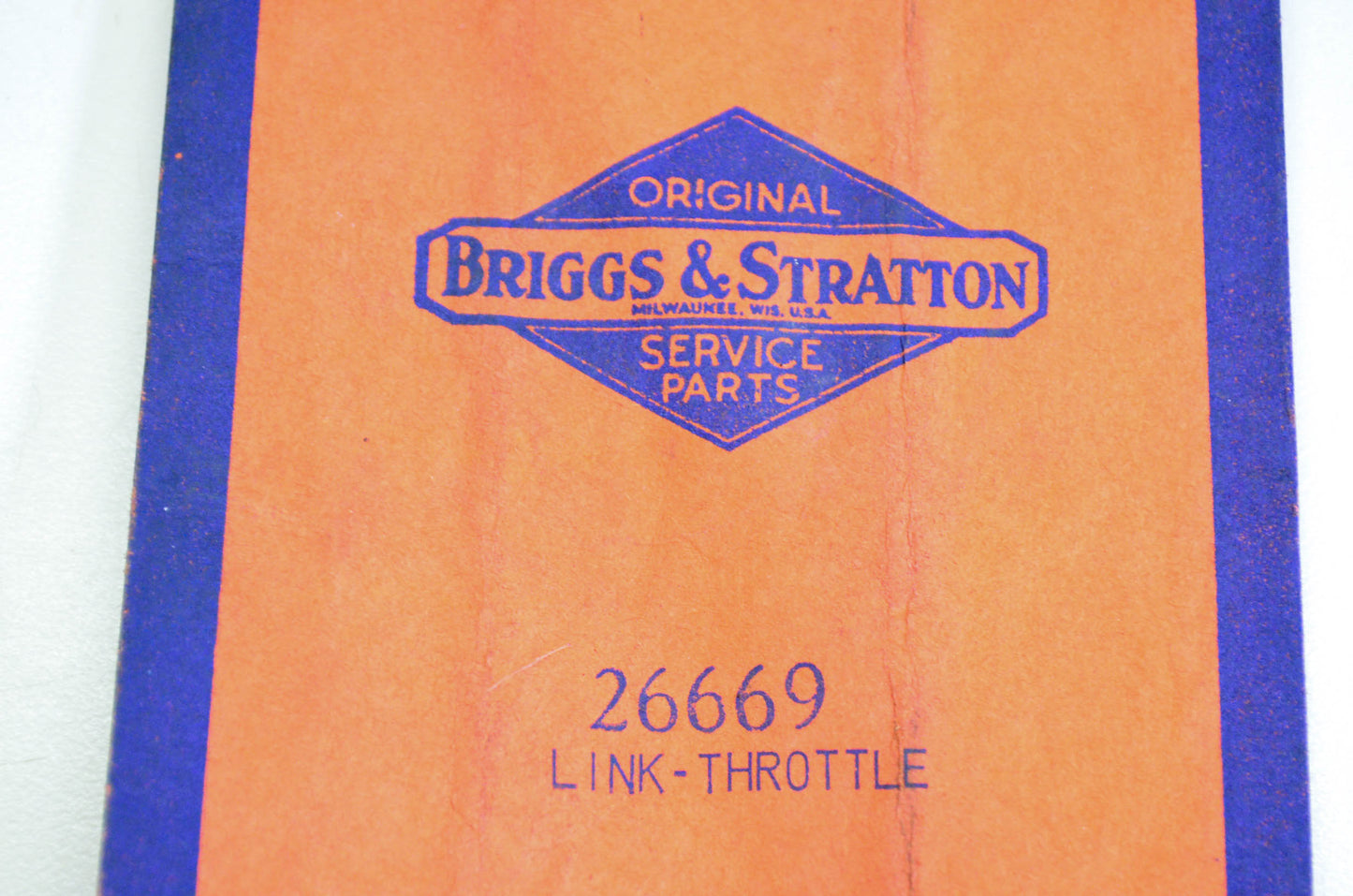 New OEM Briggs & Stratton 26669 Throttle Link NOS