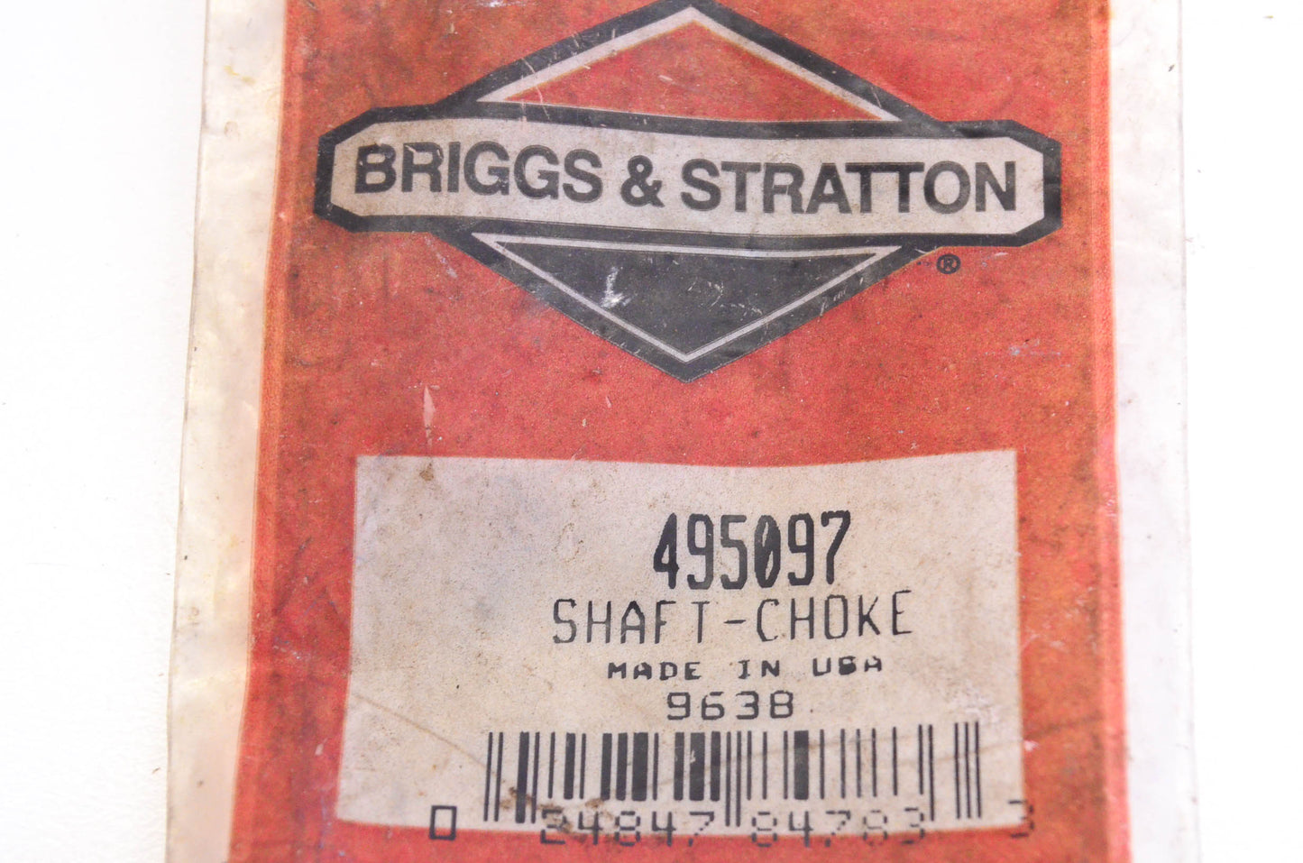 New OEM Briggs & Stratton 495097 Choke Shaft Kit NOS