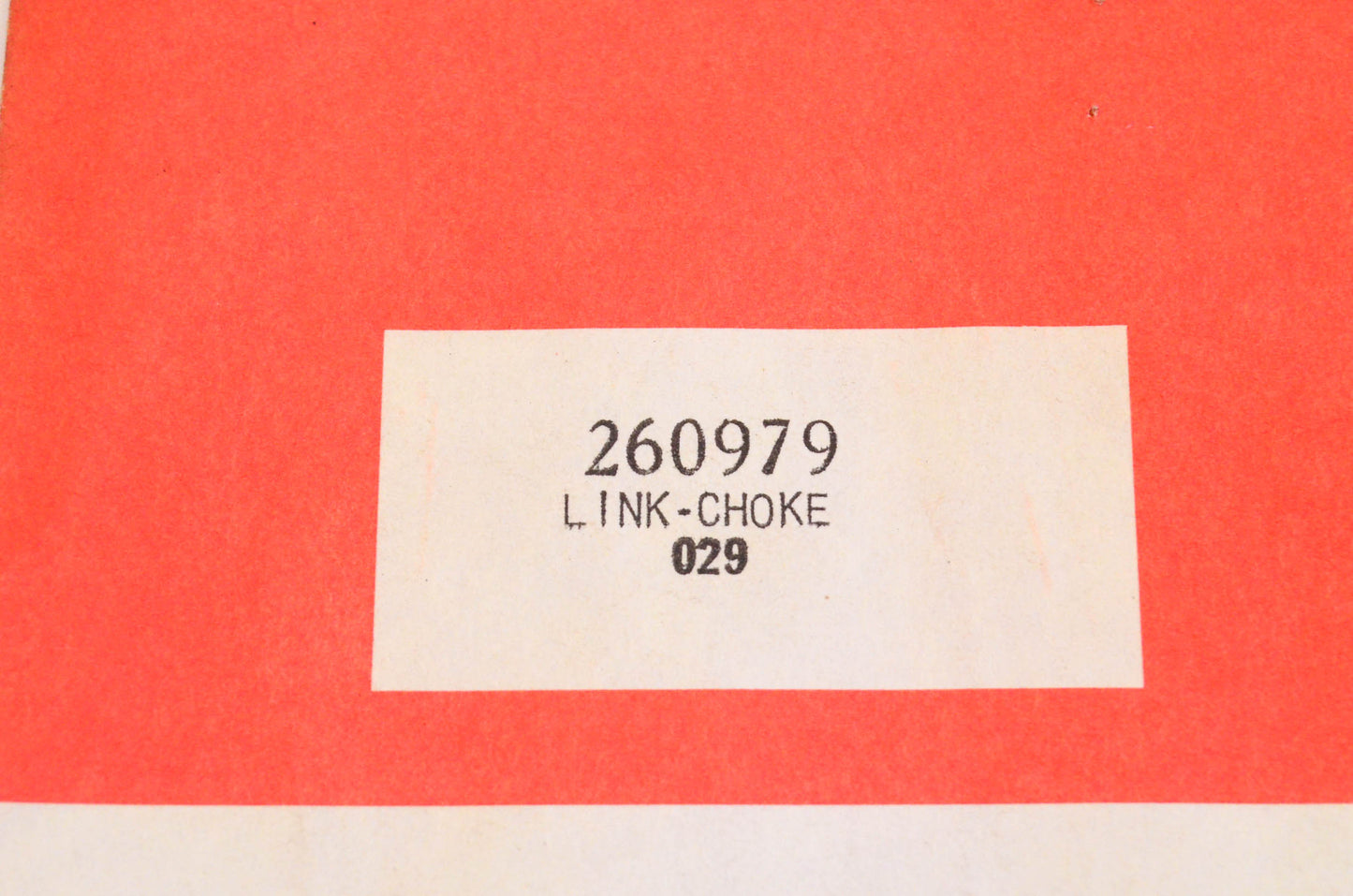 New OEM Briggs & Stratton 260979 Choke Link NOS