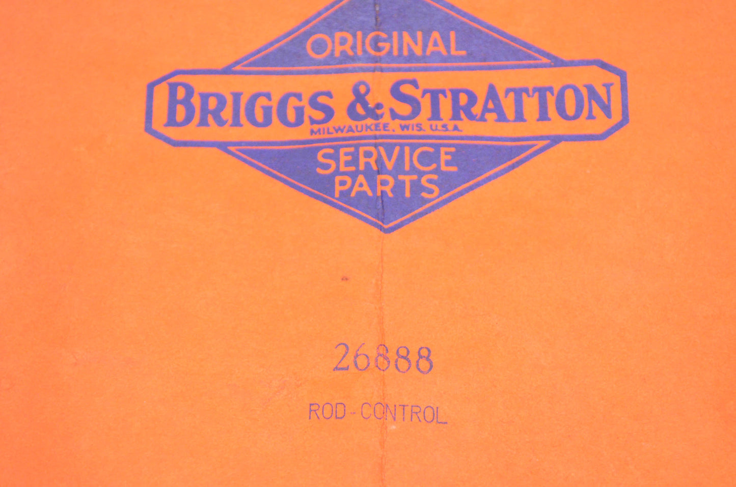 New OEM Briggs & Stratton 26888 Control Rod NOS