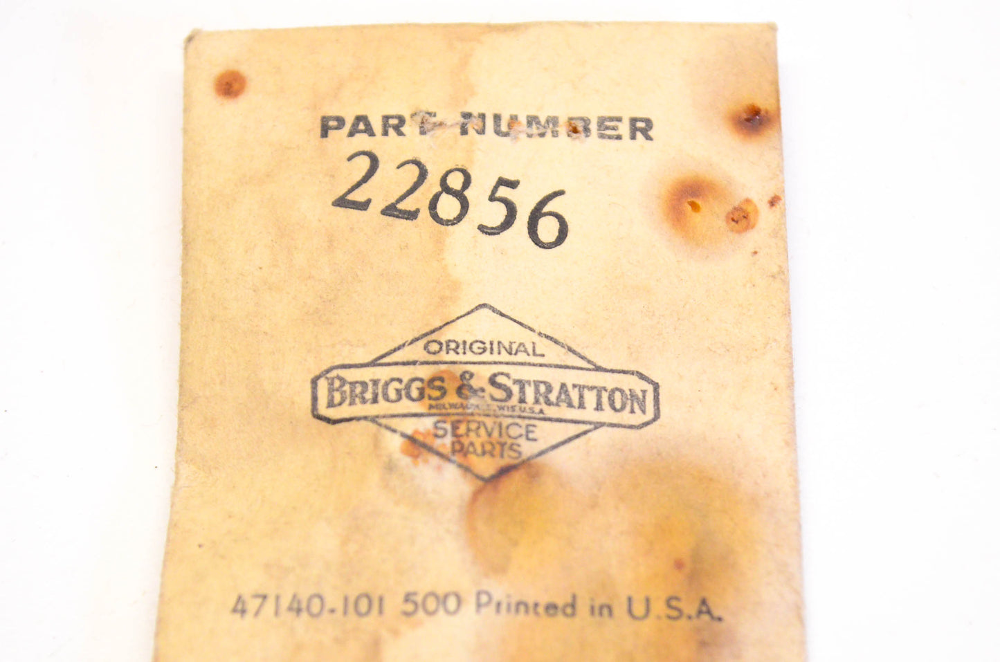 New OEM Briggs & Stratton 22856 Rod Screw Lock NOS