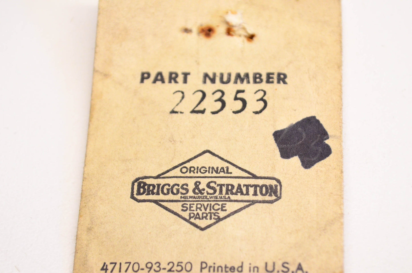 New OEM Briggs & Stratton 22353 Washer NOS