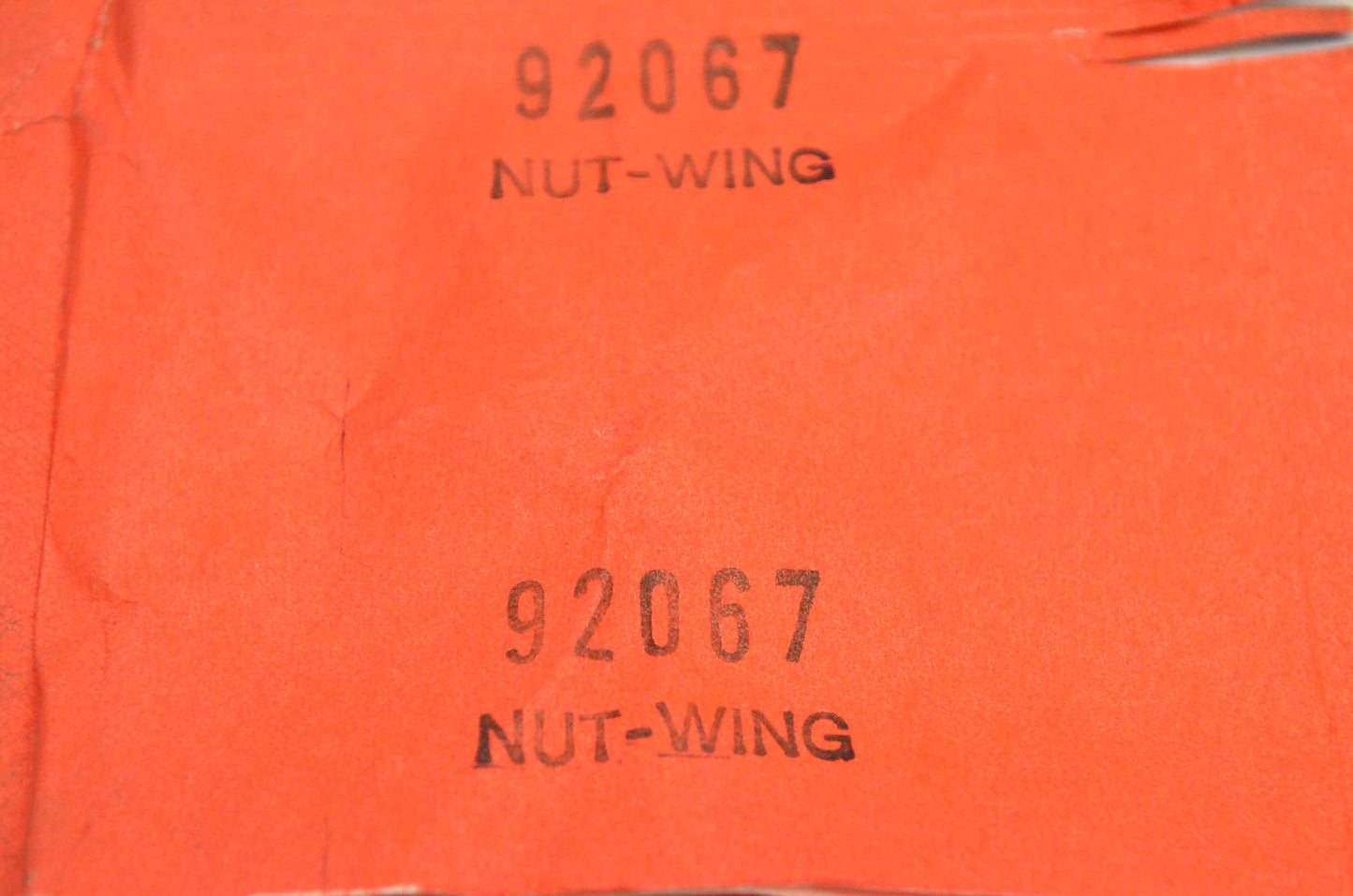 New OEM Briggs & Stratton 92067 Wing Nut NOS