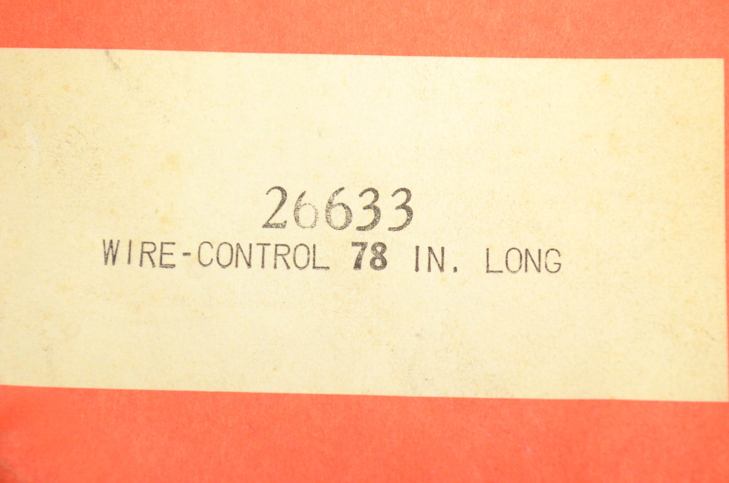 New OEM Briggs & Stratton 26633 Control Wire NOS