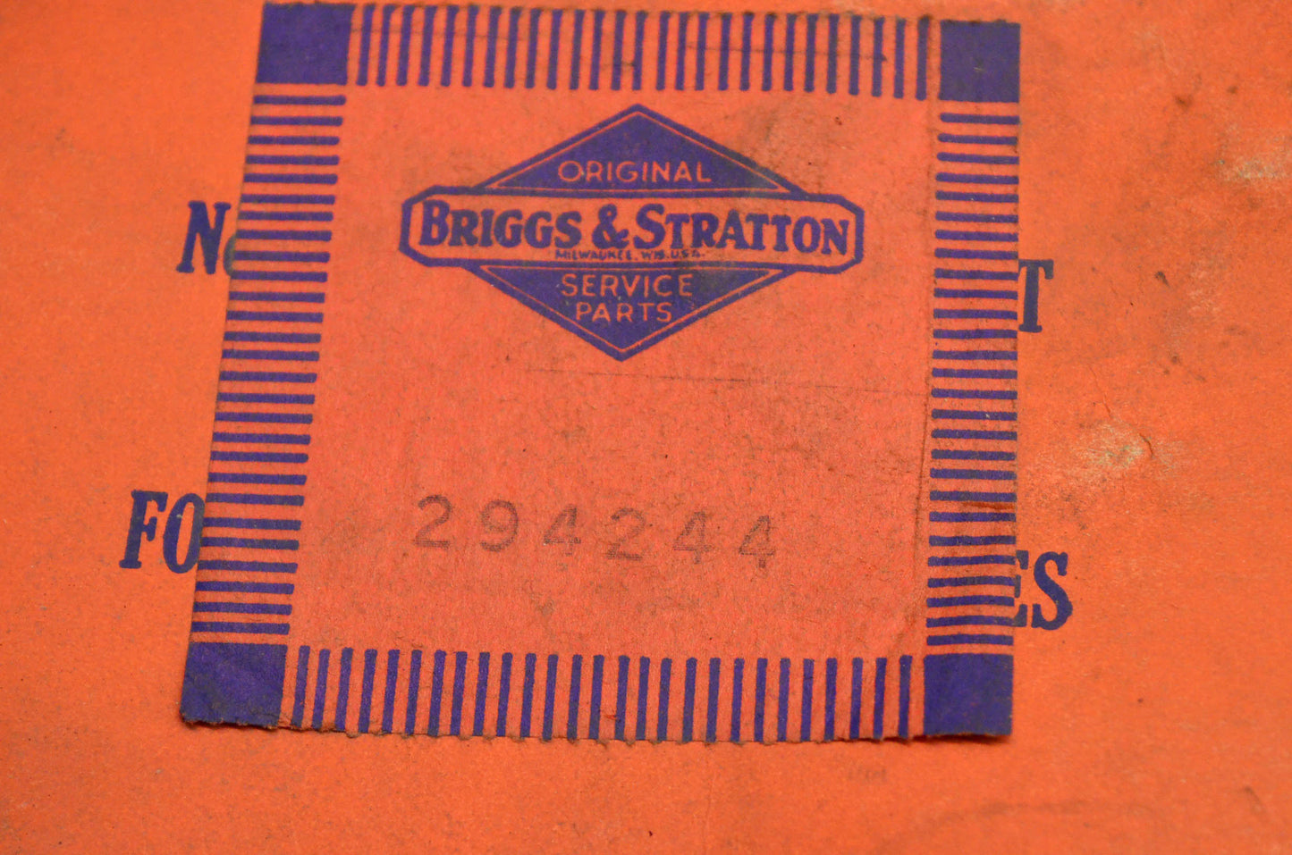 New OEM Briggs & Stratton 294244 Gasket Kit NOS