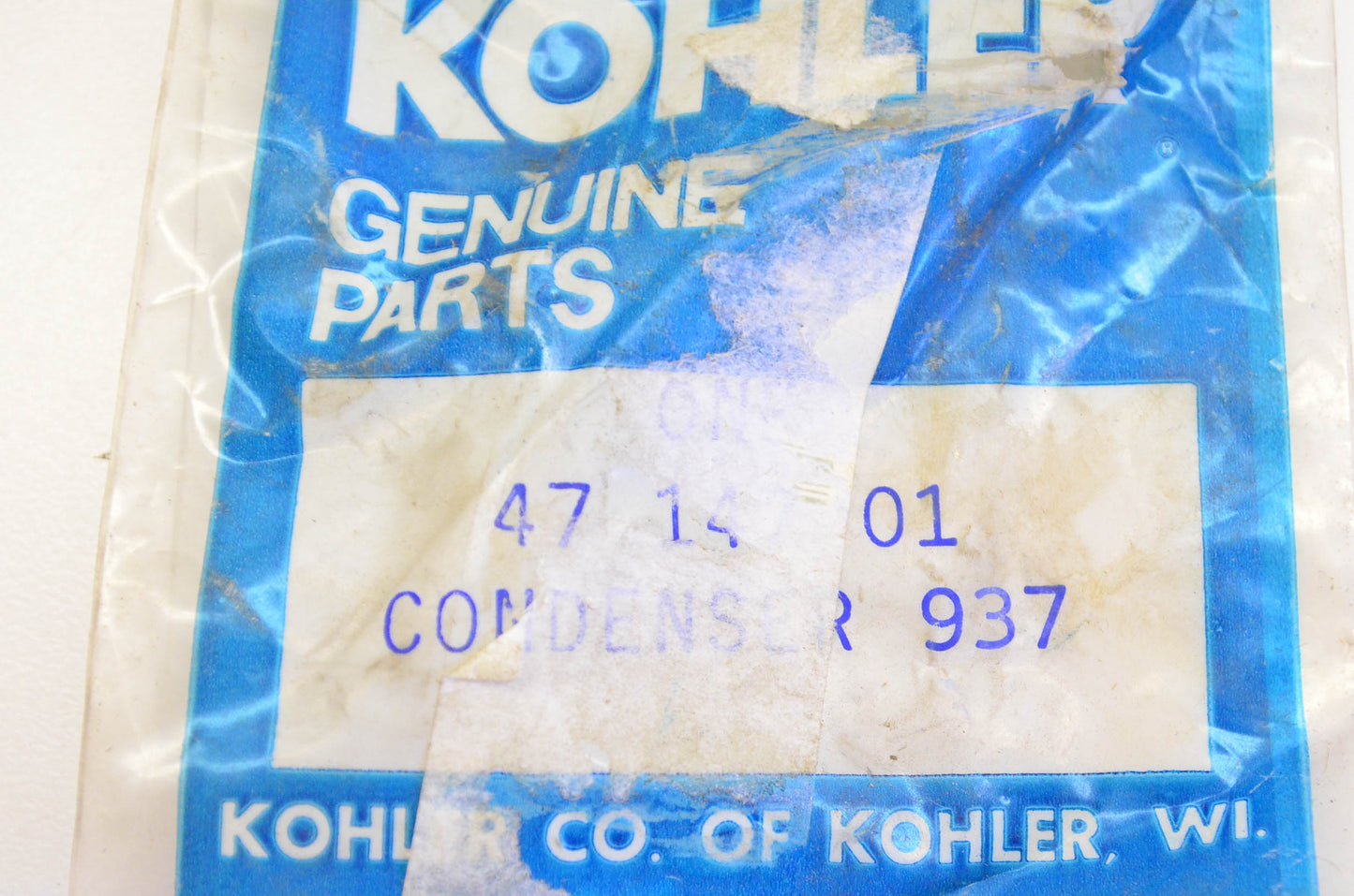 Kohler 47 147 01 Condenser NOS