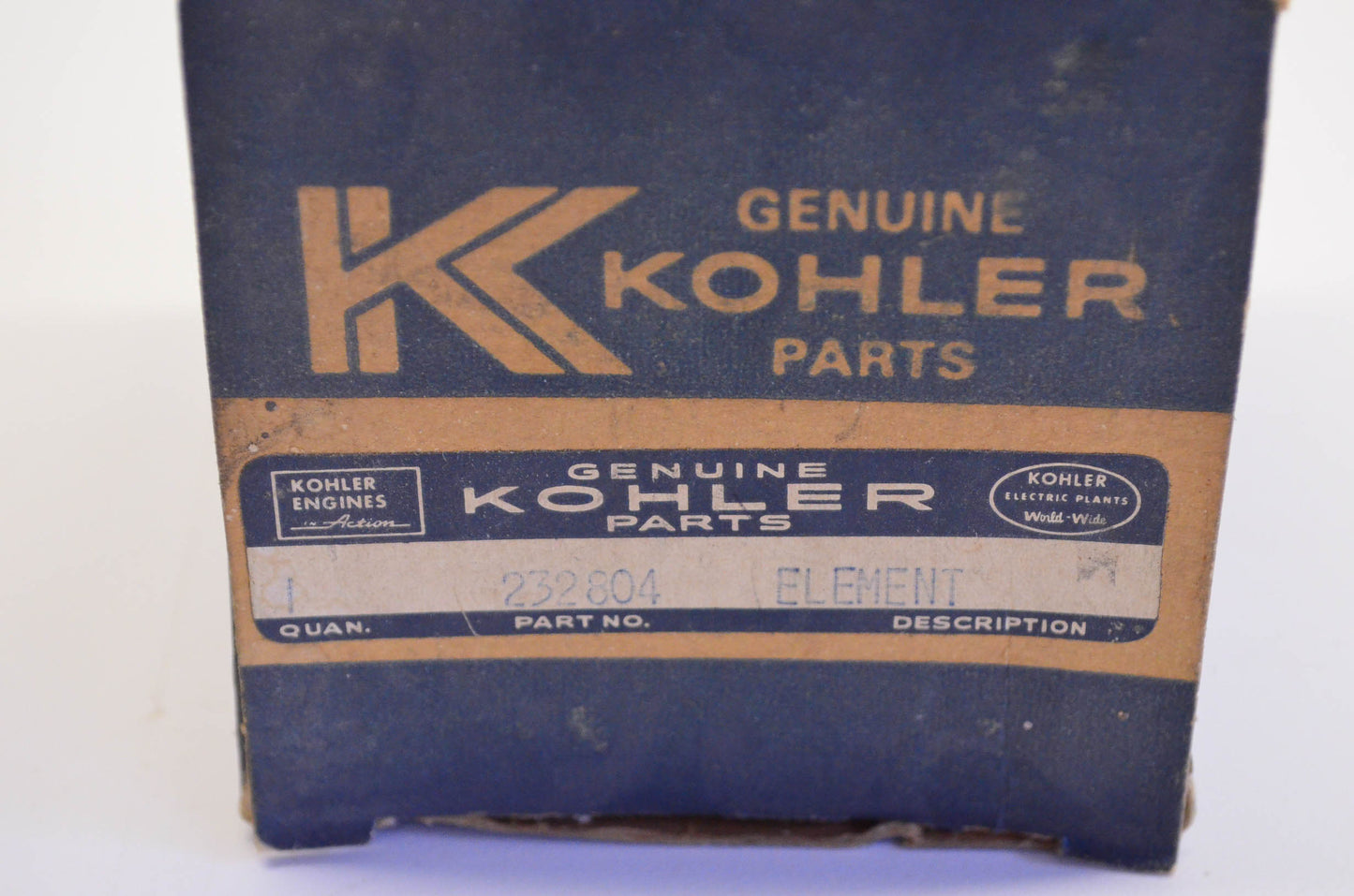 Kohler 232804 Air Filter NOS
