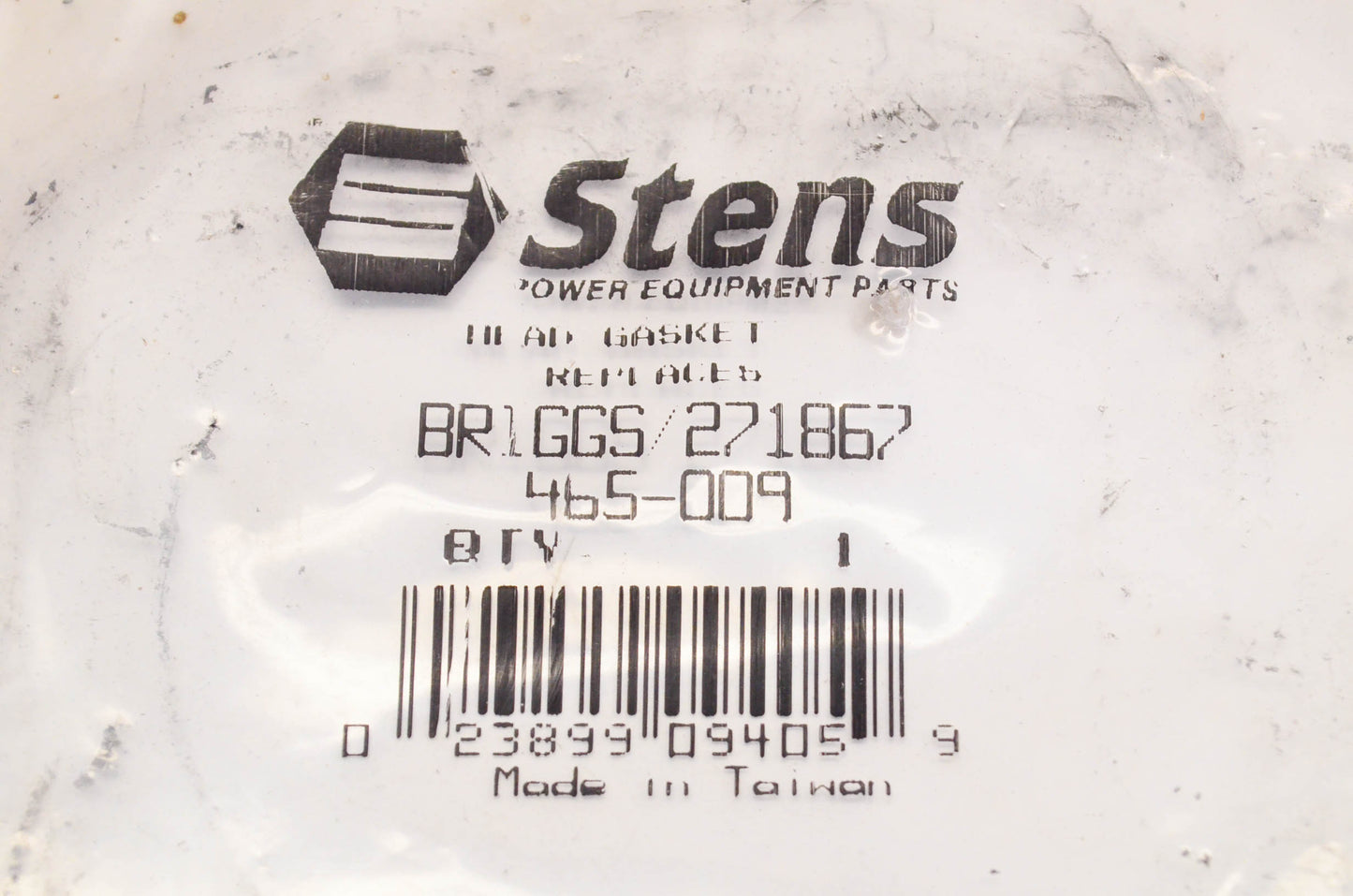Stens 271867, 465-009 Head Gasket NOS