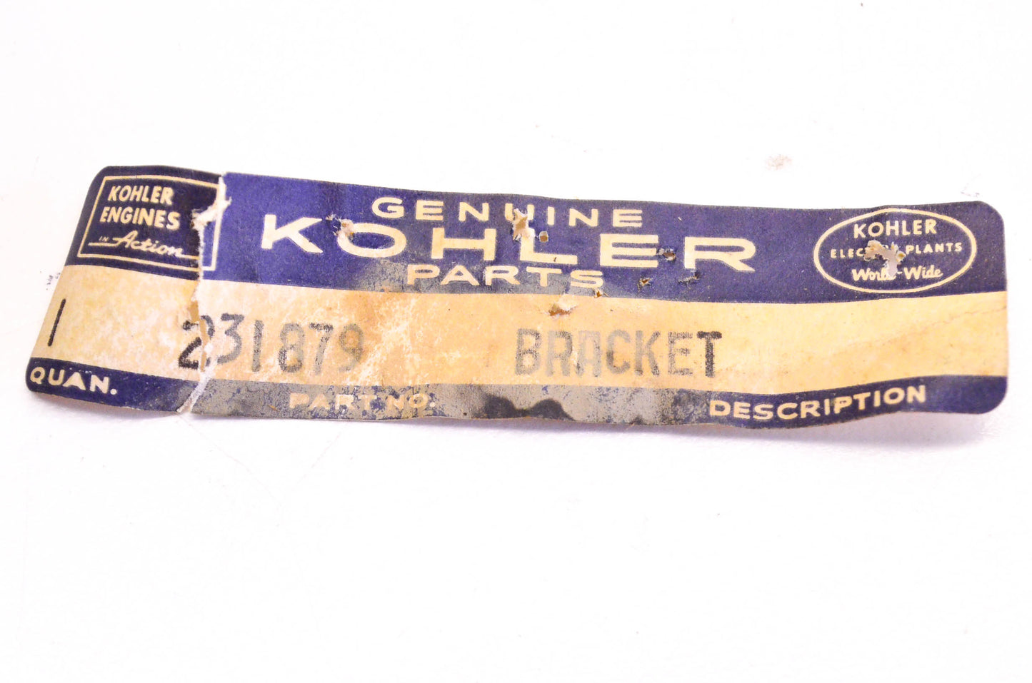 Kohler 231879 Bracket Kit NOS