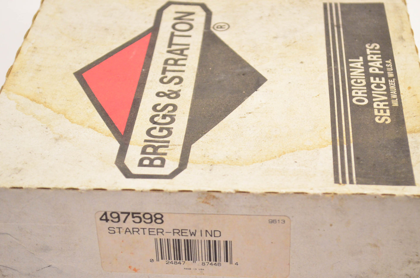 New OEM Briggs & Stratton 497598 Rewind Starter Assembly NOS