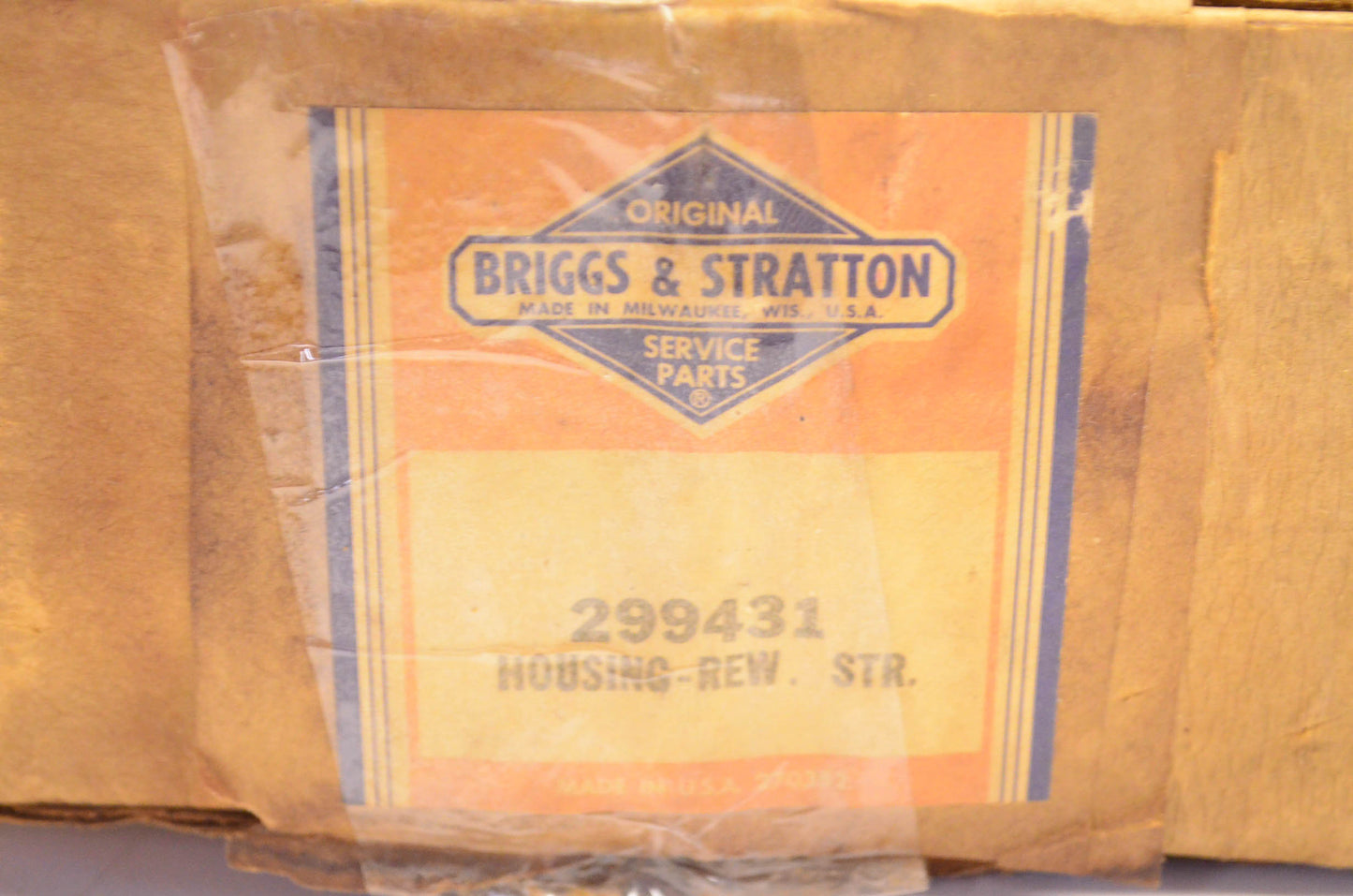 New OEM Briggs & Stratton 299431 Rewind Starter Housing Kit NOS