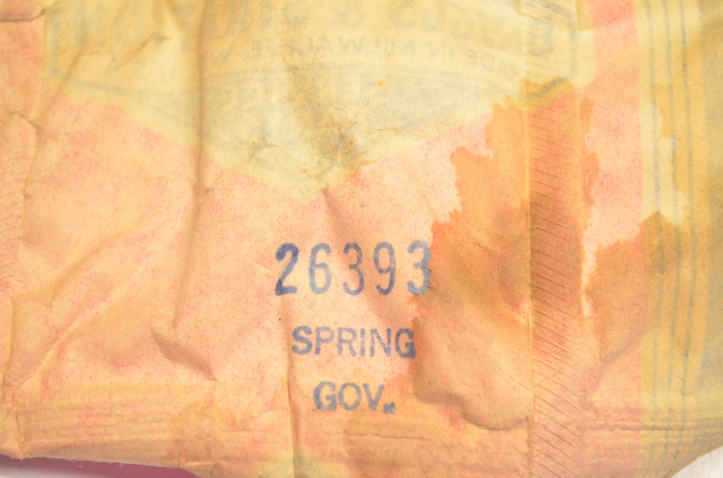 New OEM Briggs & Stratton 26393 Governor Spring NOS