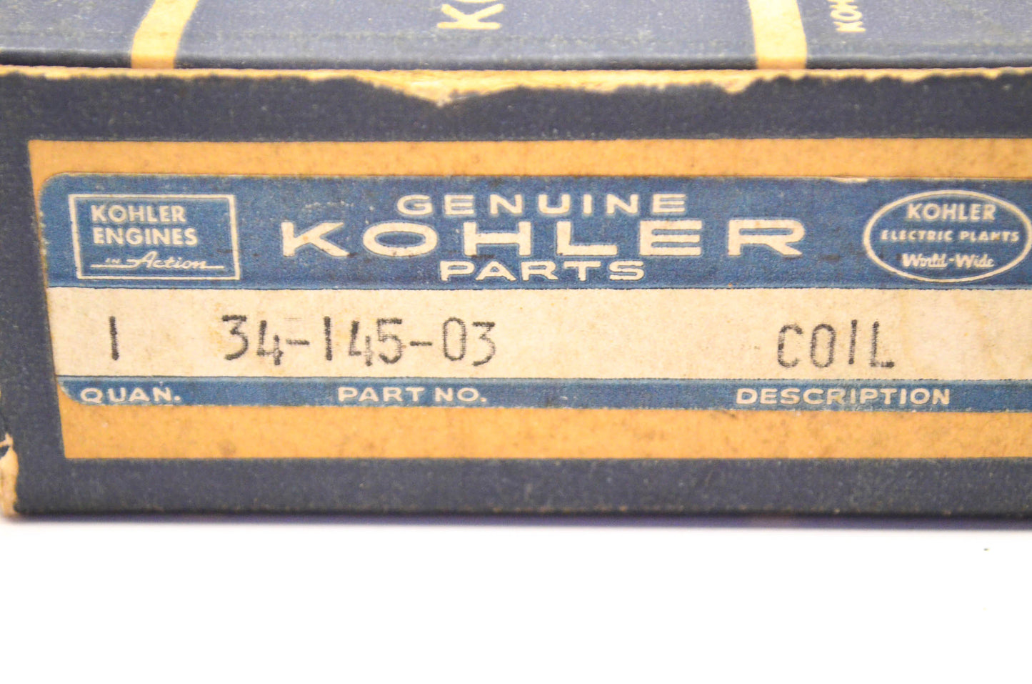 Kohler 34-145-03 Coil NOS