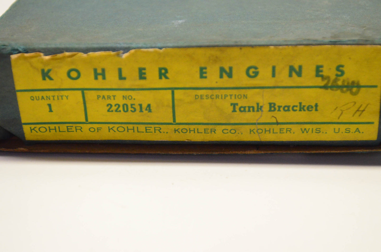 Kohler 220514 Tank Bracket NOS