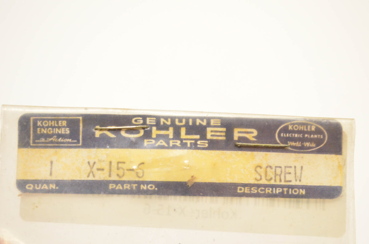 Kohler X-15-6 Screw NOS