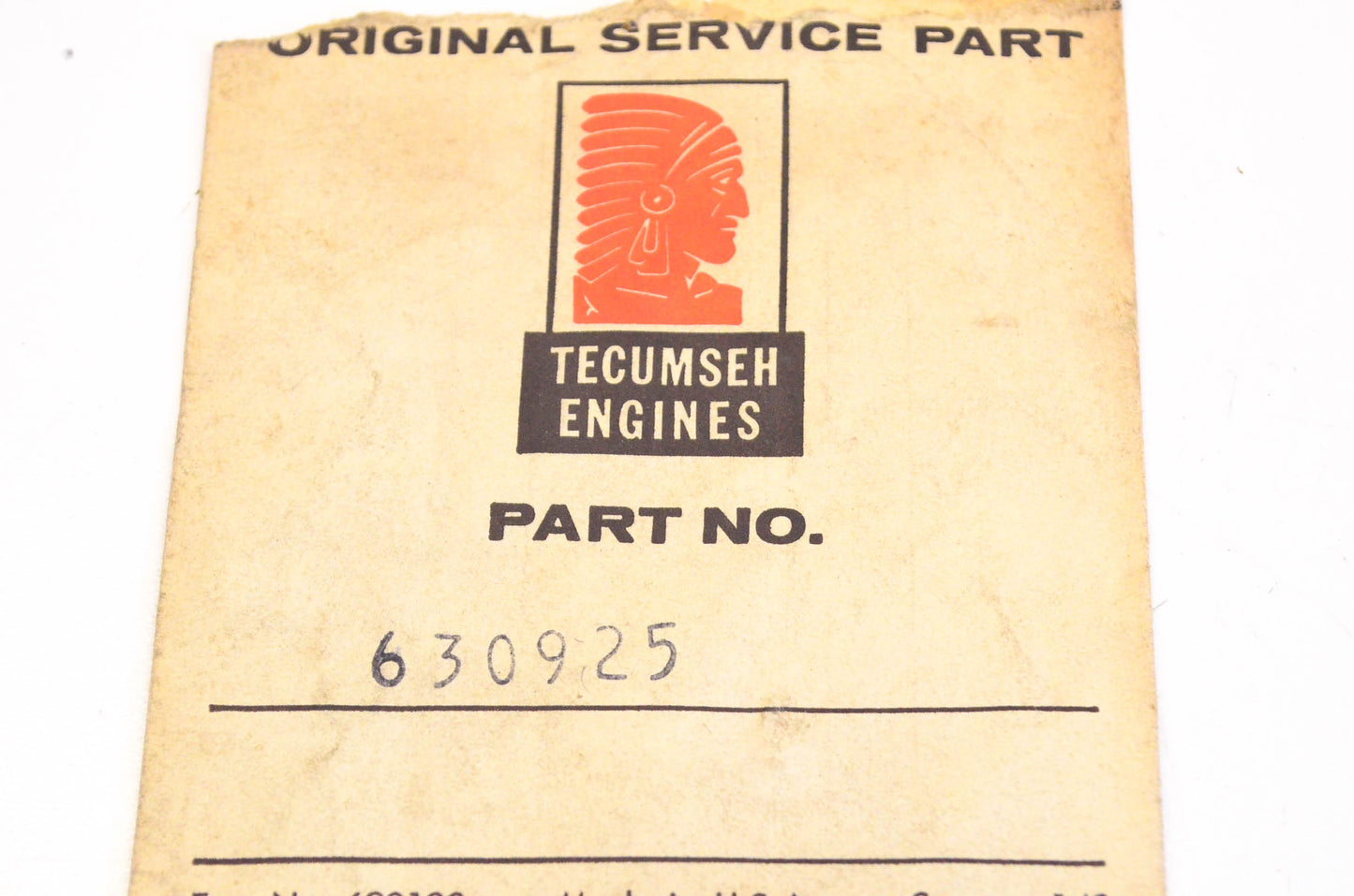Tecumseh 630925 Carburetor Diaphragm NOS