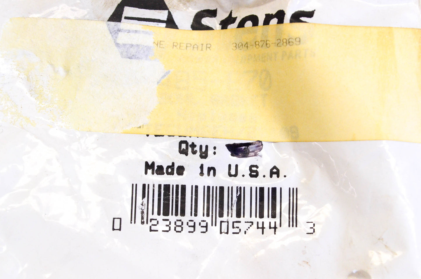 Stens 485-870, 27109 O-ring Qty 2 NOS