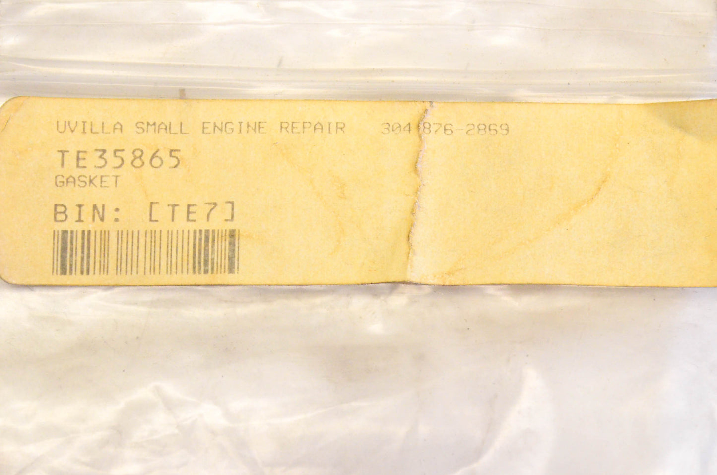 Tecumseh 35865 Exhaust Gasket Qty 2 NOS