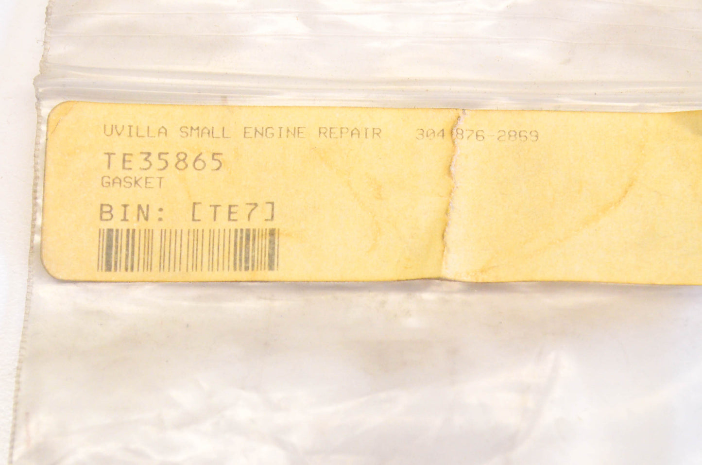 Tecumseh 35865 Exhaust Gasket Qty 2 NOS