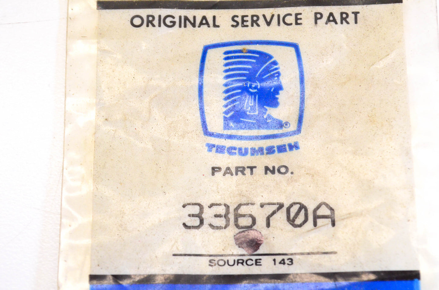 Tecumseh 33670A Exhaust Gasket Qty 2 NOS