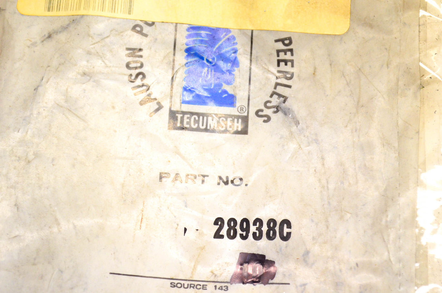 Tecumseh 28938C Cylinder Head Gasket NOS