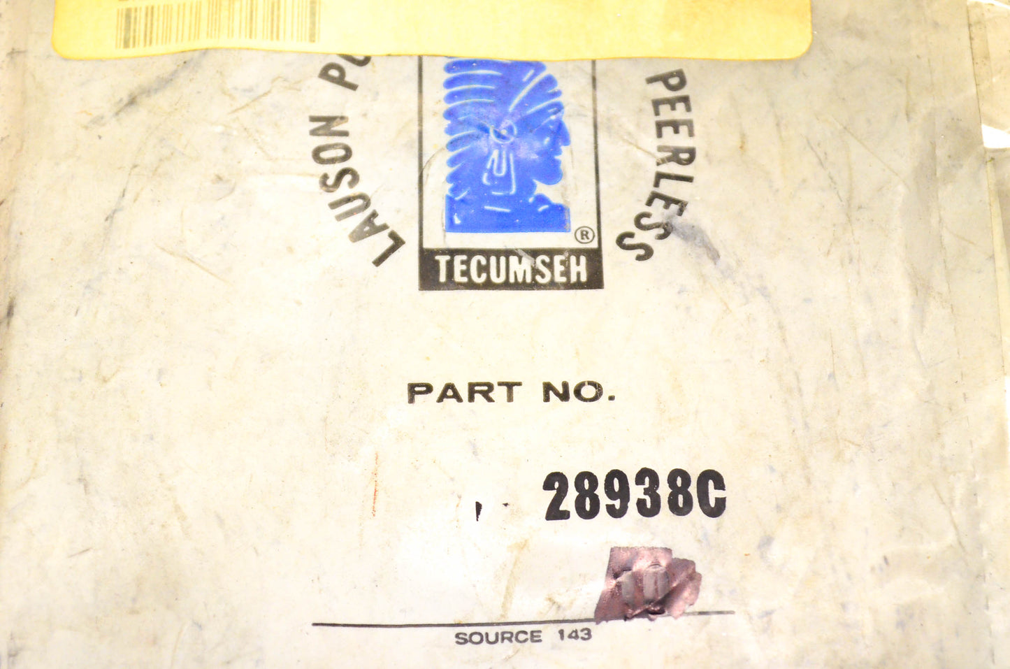 Tecumseh 28938C Cylinder Head Gasket NOS