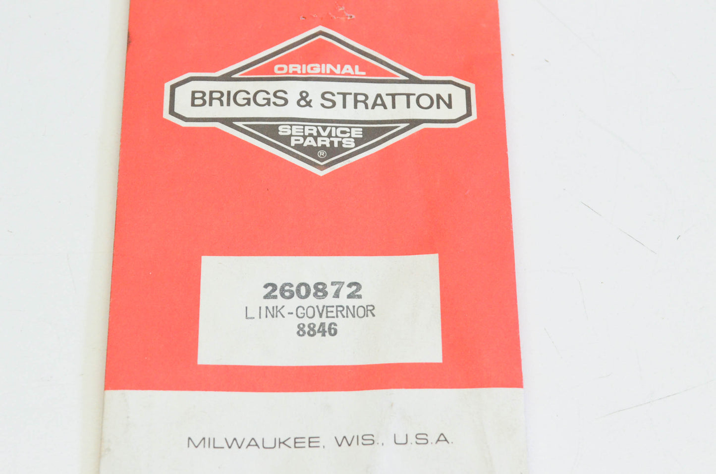 New OEM Briggs & Stratton 260872 Governor Link NOS