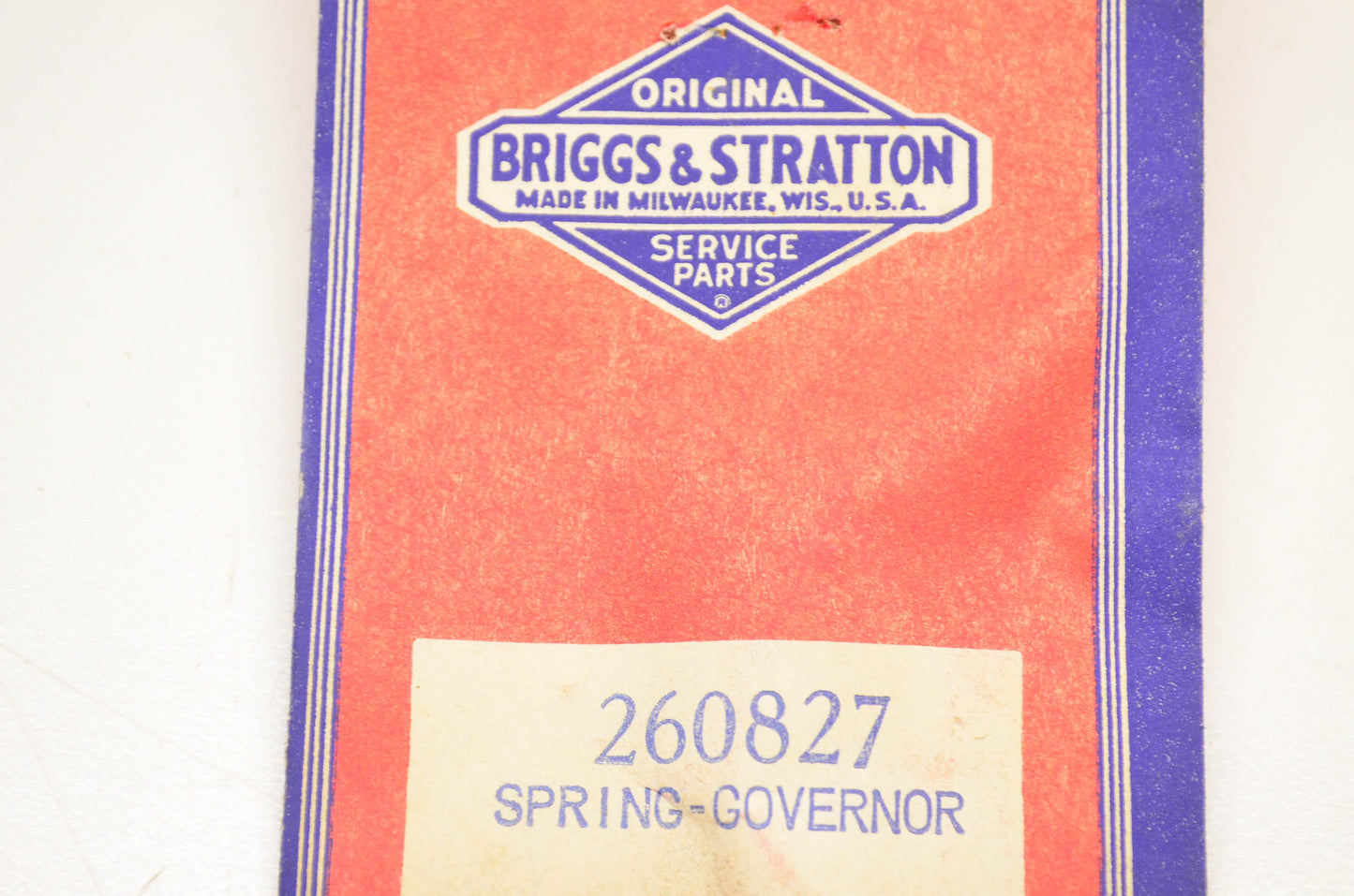 New OEM Briggs & Stratton 260827 Governor Spring NOS