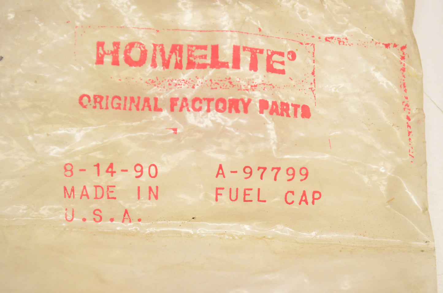 Homelite A-97799, A97799, A03131 Fuel Cap NOS
