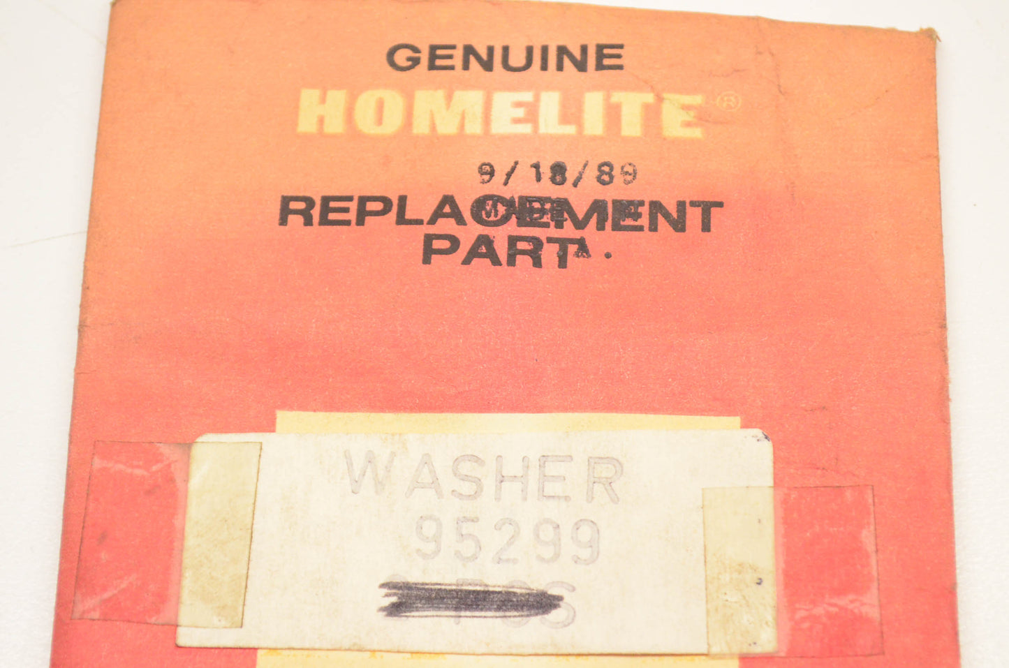 Homelite 95299 Thrust Washer NOS