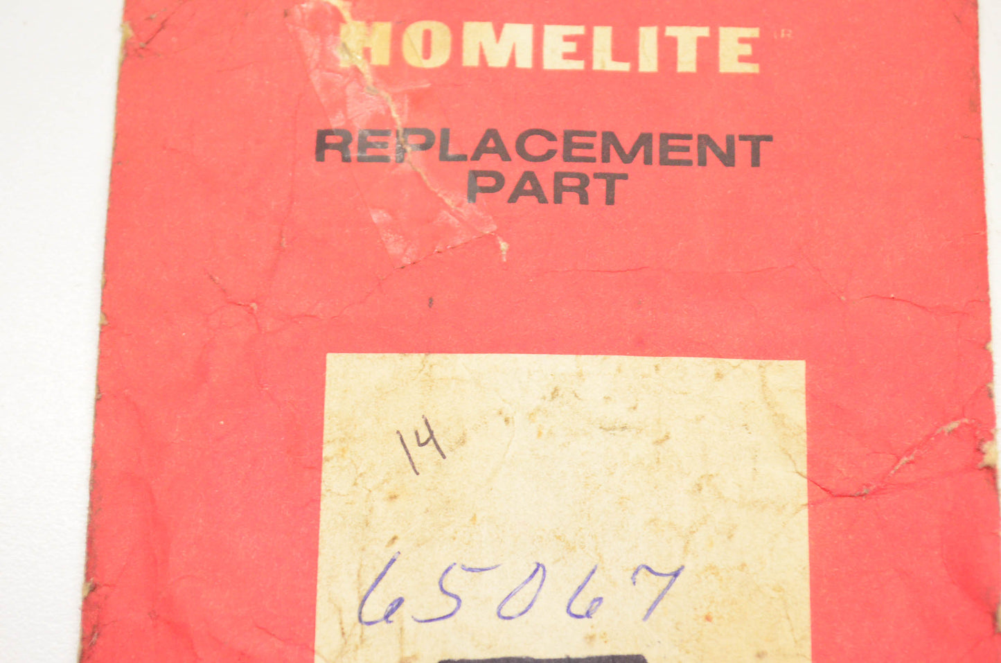 Homelite 65067 Muffler Baffle NOS