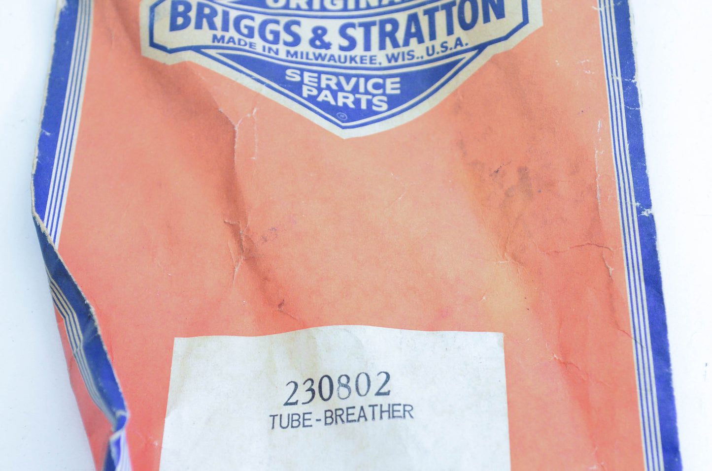 New OEM Briggs & Stratton 230802 Breather Tube NOS